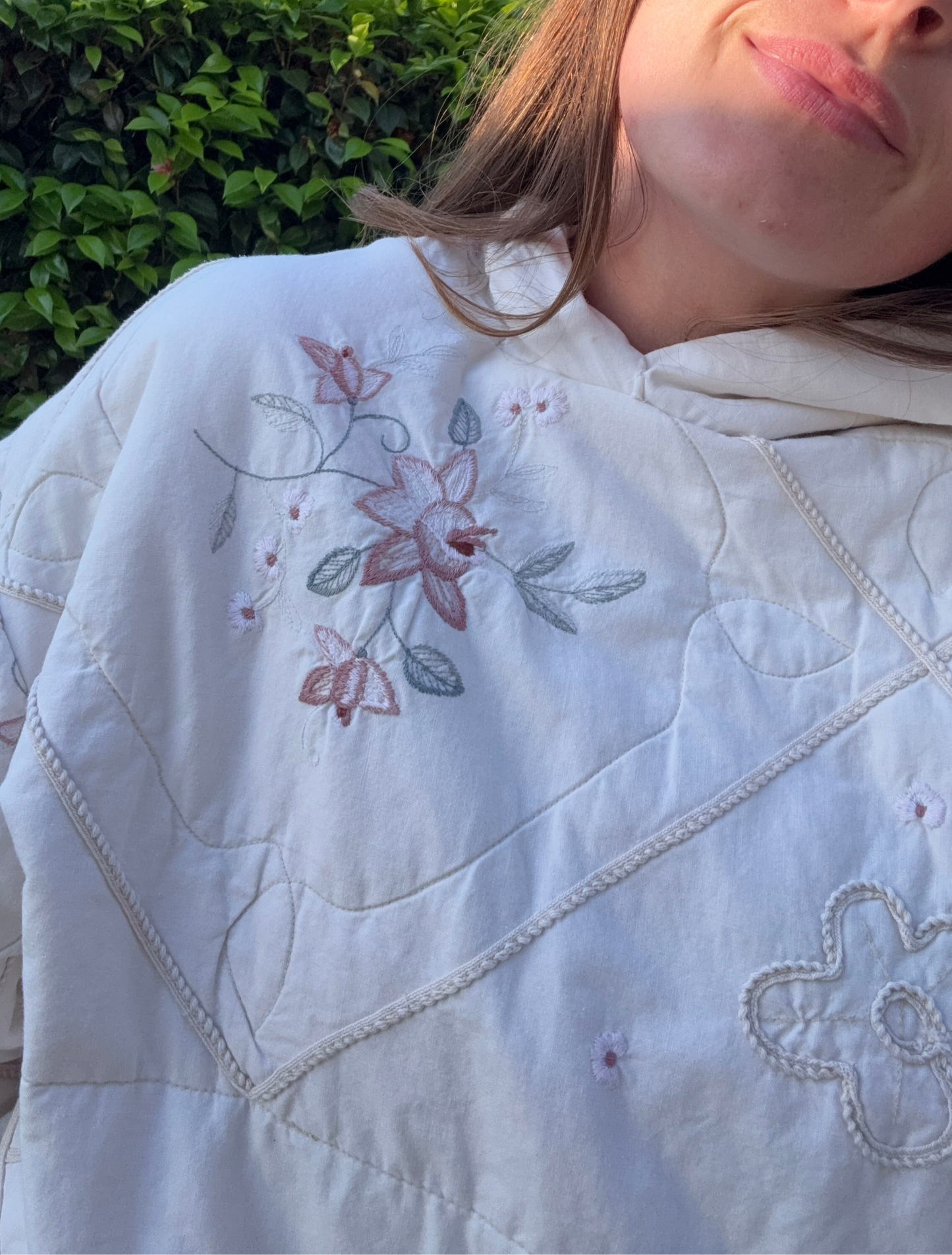 Andee hoodee ( embroidered flower)