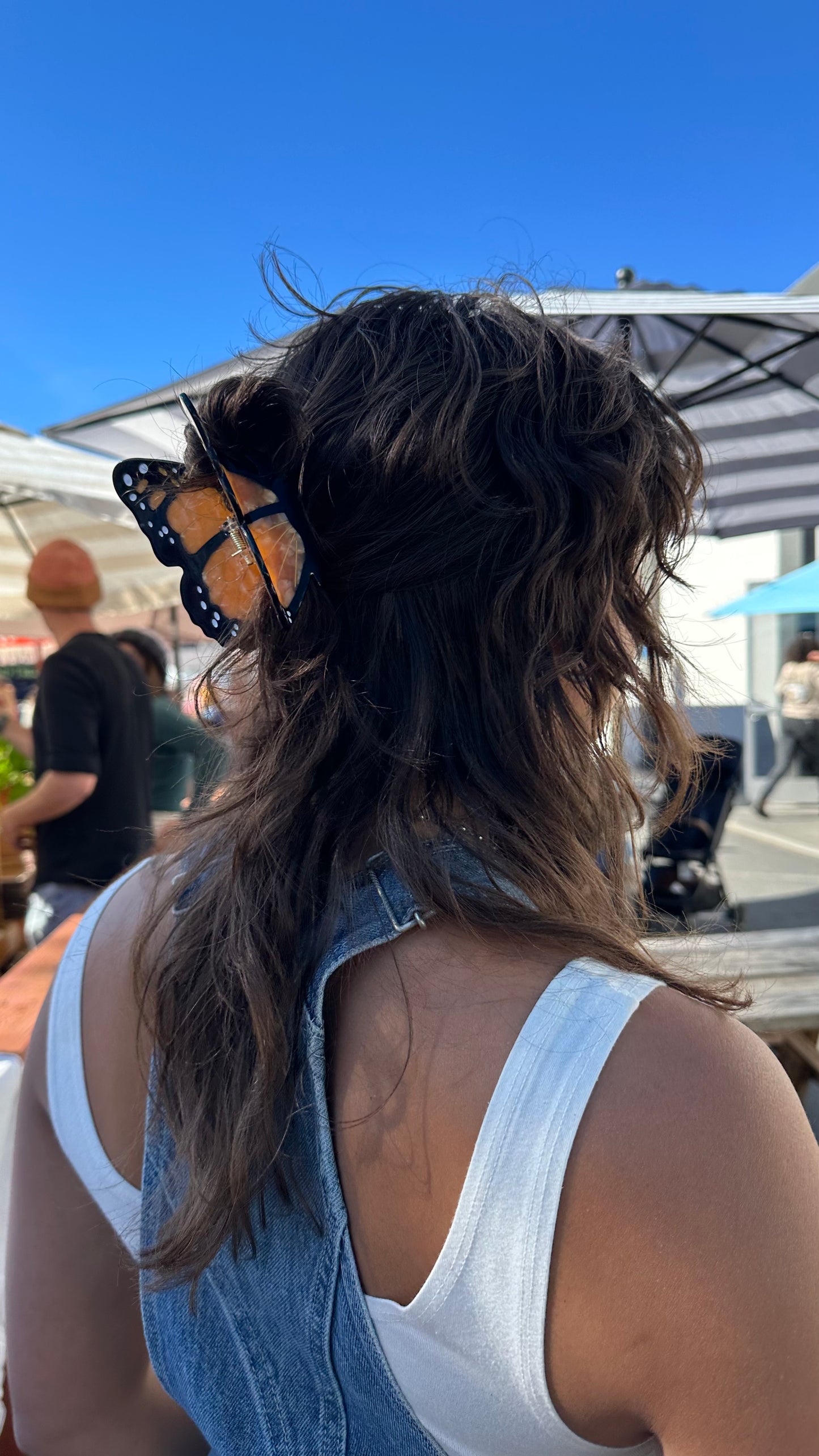 Butterfly hair clip