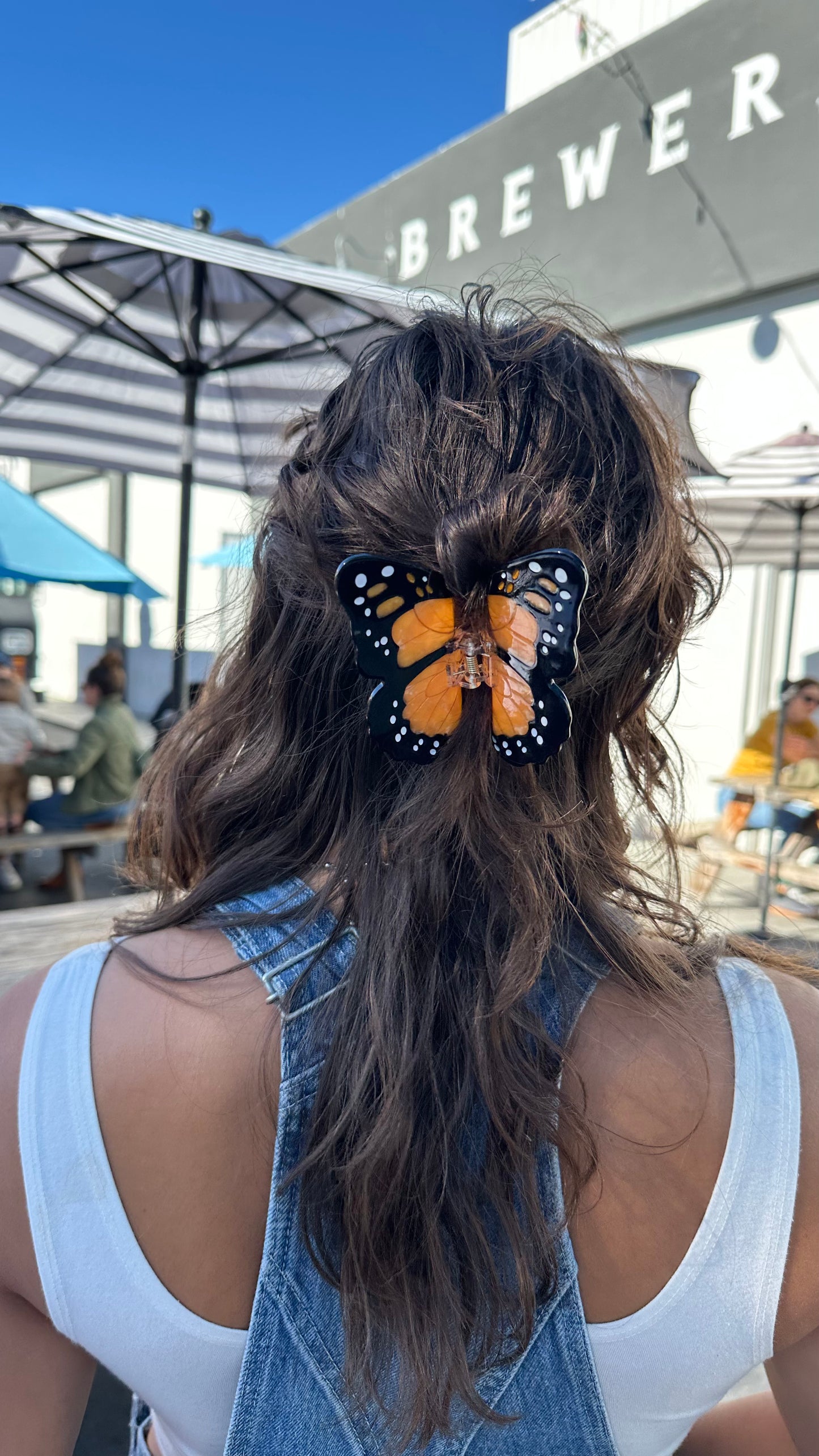 Butterfly hair clip