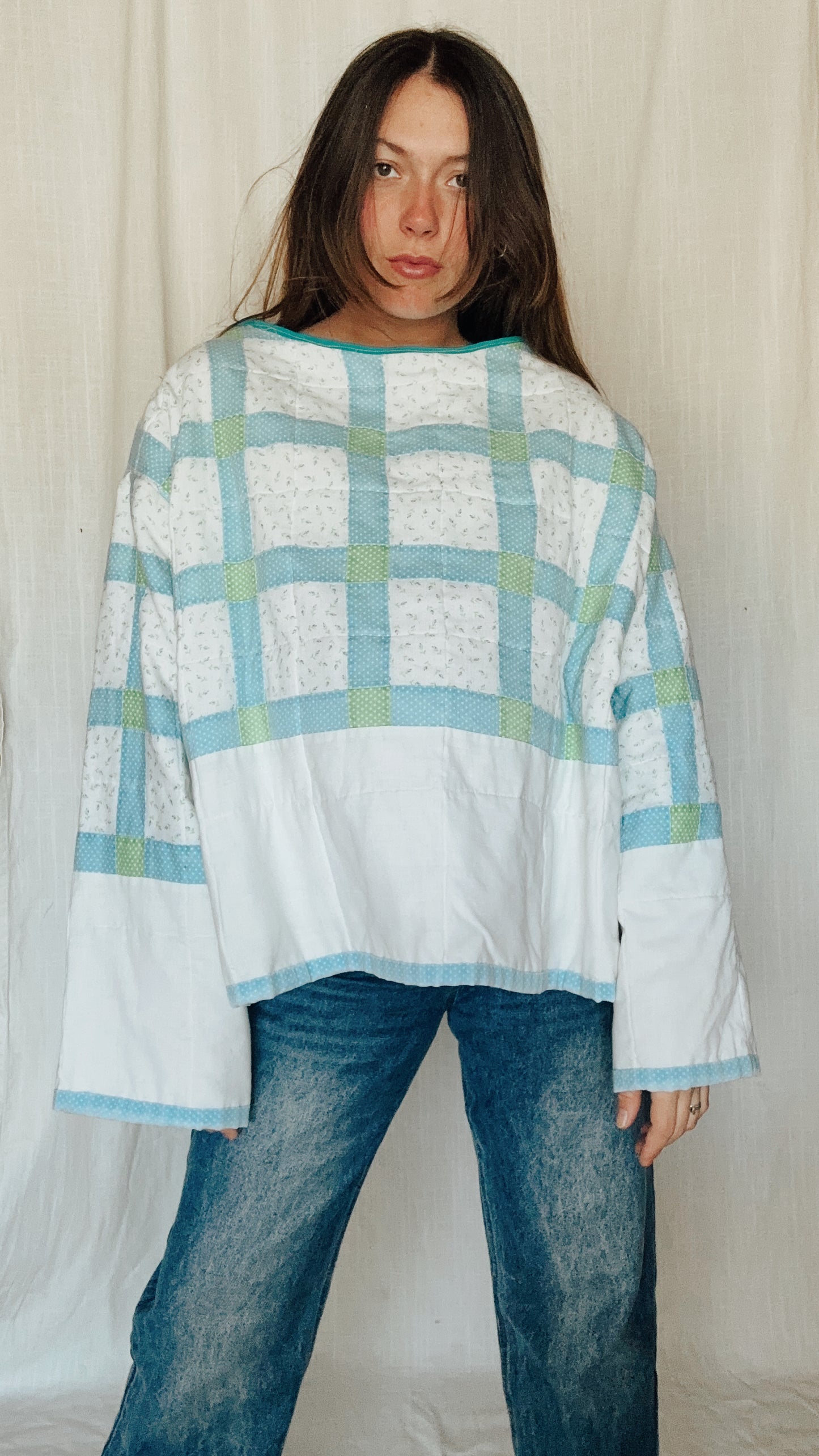 Sammee quilted pull over